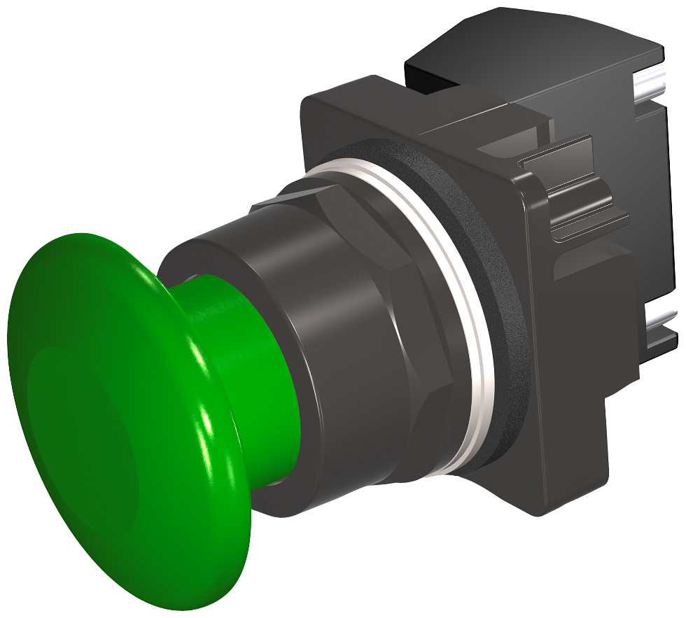 Product image for Siemens 52BM9W3K PUSHBUTTON,MOM,GRN,1 3