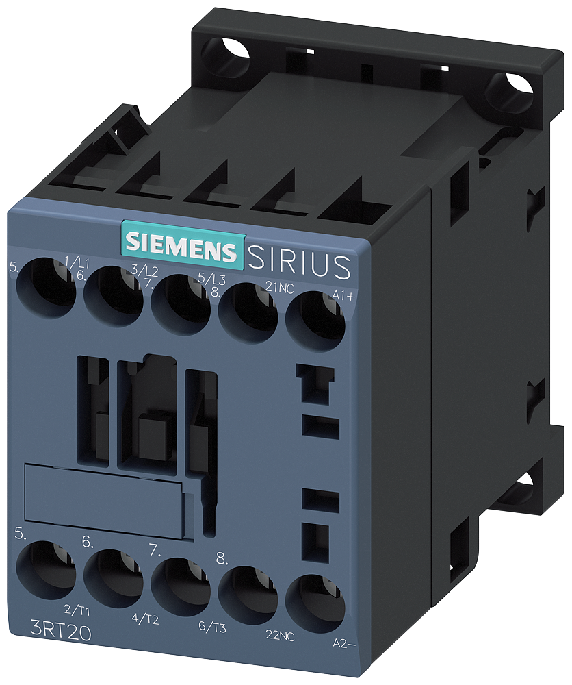 Product image for Siemens 3RT20151BP42 CONTACTOR S00 7A 2