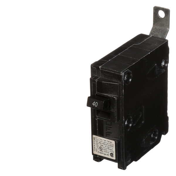 Product image for Siemens B140 1-Pole 40 Amp 120 Volt 10 K Circuit Breaker