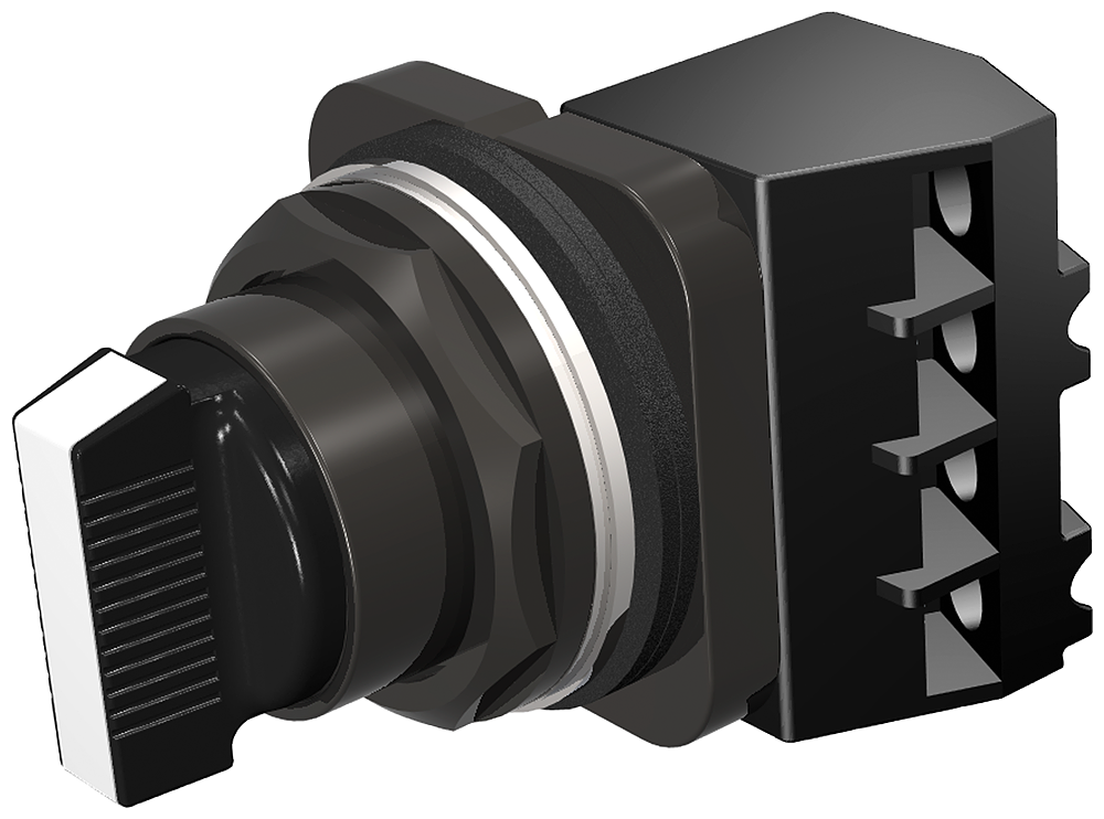 Product image for Siemens 52SX2AABK1 SEL SWITCH,MNTD,WHT