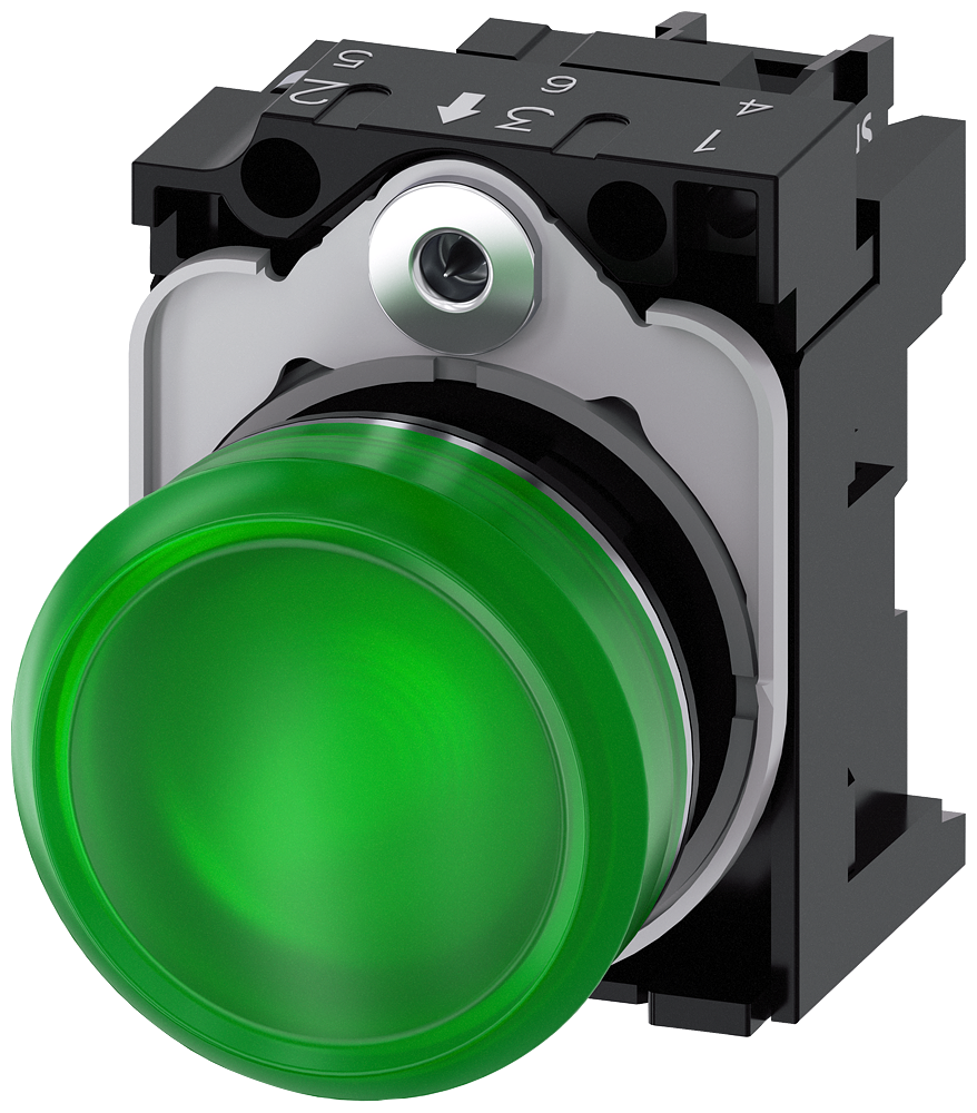 Product image for Siemens 3SU11526AA401AA0 Indicator Light