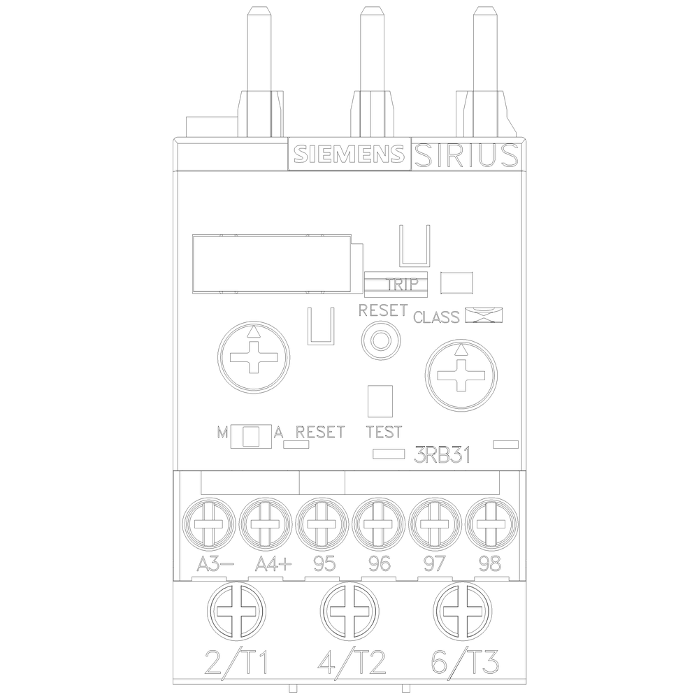 Product image for Siemens 3RB31234VB0 OVERLOAD S.S. CL5-3