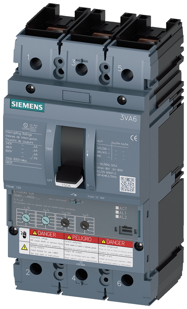 Product image for Siemens 3VA6115-6HN32-0AA0 BRKR 3VA61 3