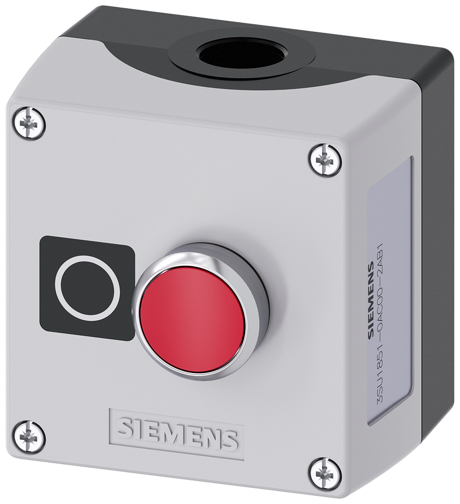 Siemens 3SU18510AC002AB1 ENC METAL, PUS Product image for Siemens 3SU18510AC002AB1 ENC METAL, PUS