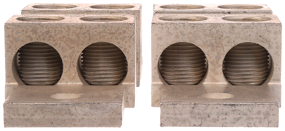 Product image for Siemens UK600TA 6 AWG to 600 MCM Copper/Aluminum 2-Conductor Stud Mechanical Lug