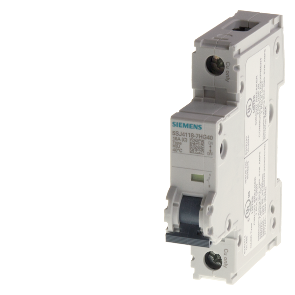 Product image for Siemens 5SJ4103-7HG40 1-Pole 3 Amp C-Trip Same Phase Miniature Circuit Breaker