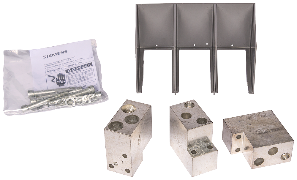 Siemens 3TA3N8750 500 to 750 MCM Aluminum/Copper Molded Case Circuit Breaker Lug Kit Product image for Siemens 3TA3N8750 500 to 750 MCM Aluminum/Copper Molded Case Circuit Breaker Lug Kit
