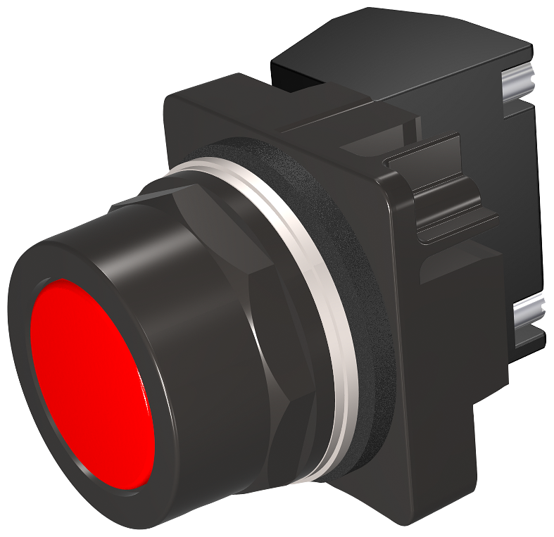 Product image for Siemens 52BM8A2A PUSHBUTTON,MOM,RED,FLU