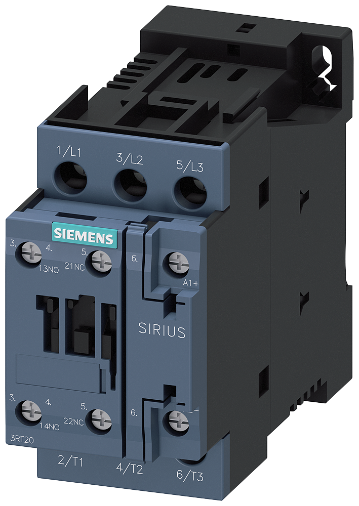 Product image for Siemens 3RT20241BF40 CONTACTOR S0 12A 1