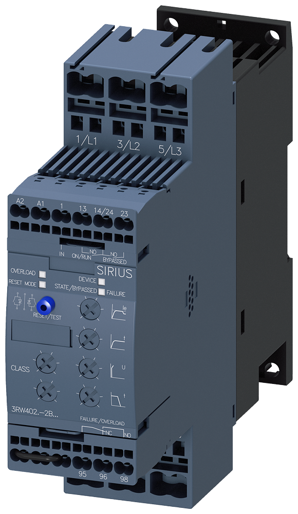 Product image for Siemens 3RW40282BB04 SOFTSTART, 34A,10/