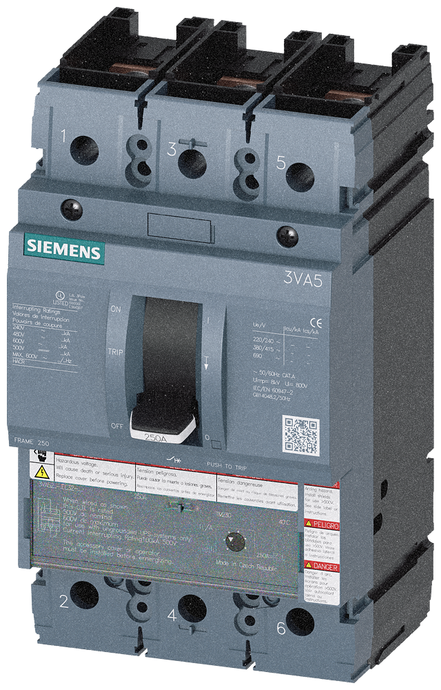 Product image for Siemens 3VA5220-5EC32-0AA0 BRKR 3VA52 3