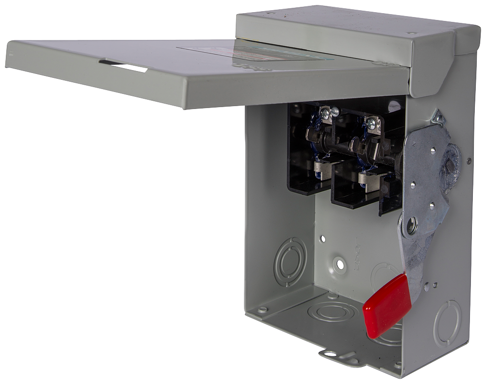 Product image for Siemens LF211N 120/240 VAC 30 Amp 2-Pole 3-Wire NEMA 1 General Duty Fusible Safety Switch