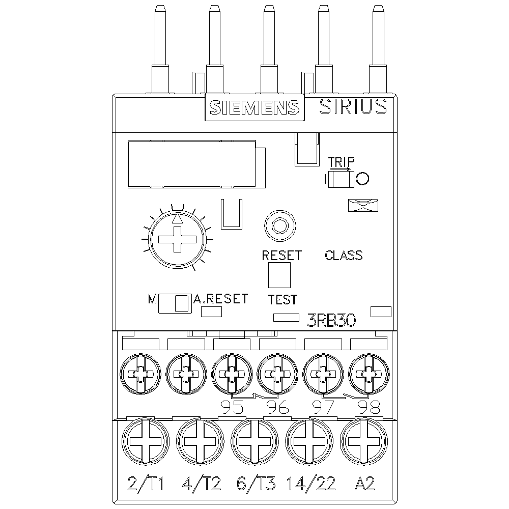 Product image for Siemens 3RB30162PB0 OVERLOAD S.S. CL20
