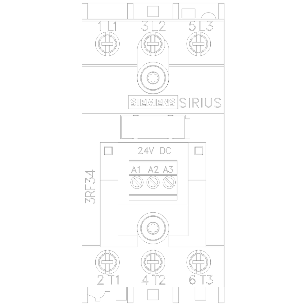 Product image for Siemens 3RF34031BD04 SS CONTACTOR 3.8A