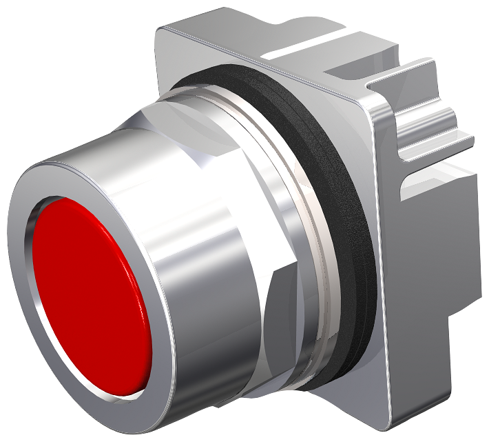 Product image for Siemens 52PM8A2 PUSHBUTTON,MOM,RED,FLUS