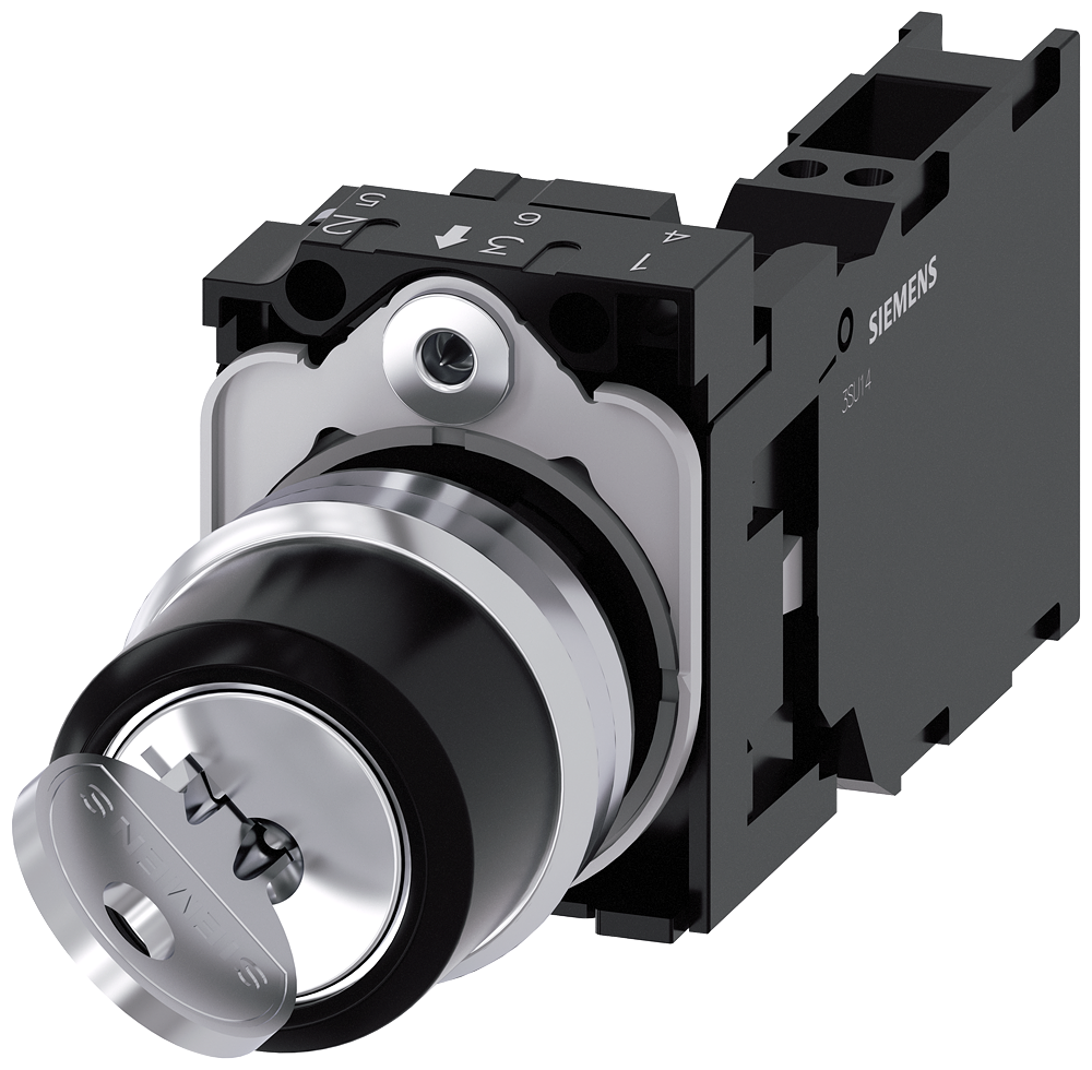 Product image for Siemens 3SU11504BF113FA0 KEY-OPERATED S