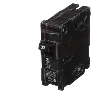 Product image for Siemens Q130 1-Pole 120 VAC 30 Amp 10 kA Plug-In Circuit Breaker
