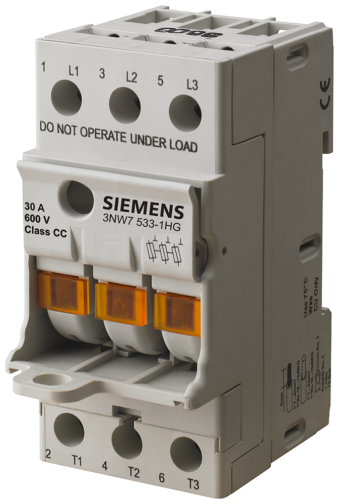 Product image for Siemens 3NW7034-1 FUSE HOLDER COMP. LED