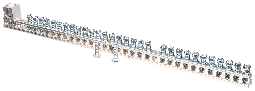 Product image for Siemens EC3GB302 14 to 4 AWG 30-Position Load Center Ground Bar Kit