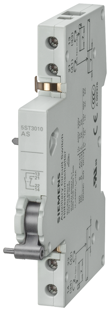 Product image for Siemens 5ST3010 1NO 1NC Circuit Breaker Auxiliary Switch