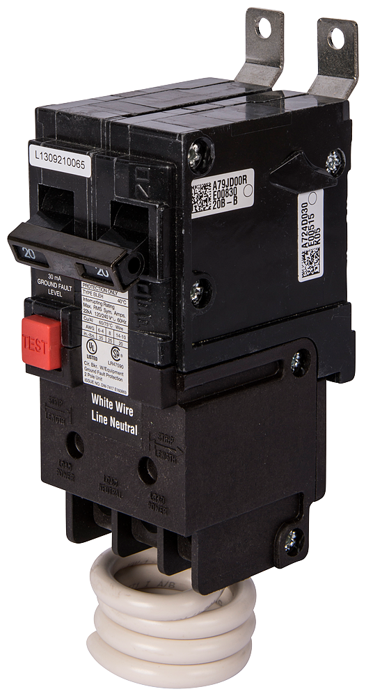 Siemens BE220H 2-Pole 20 Amp 120/240 VAC 22 kA Equipment Protection Bolt-On Ground Fault Circuit Breaker Product image for Siemens BE220H 2-Pole 20 Amp 120/240 VAC 22 kA Equipment Protection Bolt-On Ground Fault Circuit Breaker