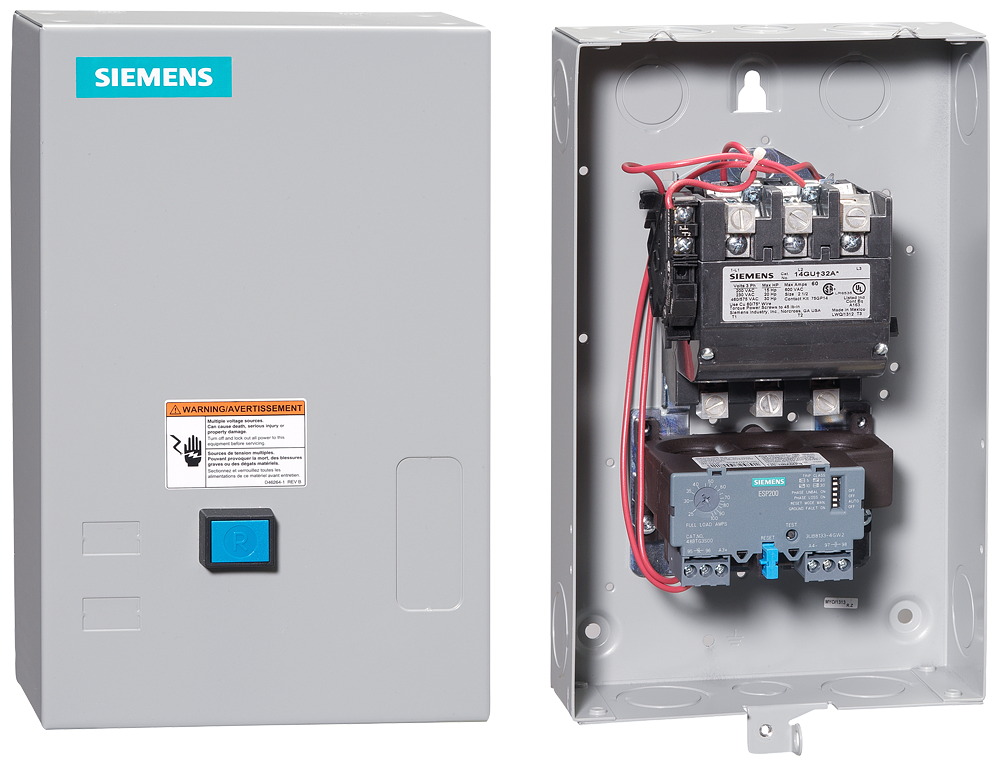 Siemens 14GUG32BC 480 VAC 25 to 100 Amp 15 Hp 3-Phase 3-Pole Size 2-1/2 Non-Reversing NEMA Motor Starter Product image for Siemens 14GUG32BC 480 VAC 25 to 100 Amp 15 Hp 3-Phase 3-Pole Size 2-1/2 Non-Reversing NEMA Motor Starter