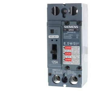 Product image for Siemens QRH22B125 QR MCCB,25kA@2