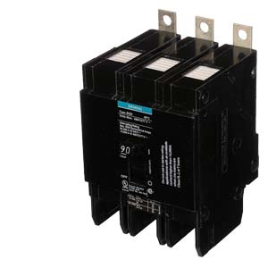 Product image for Siemens BQD390 3-Pole 90 Amp 480 VAC 14 kA Circuit Breaker