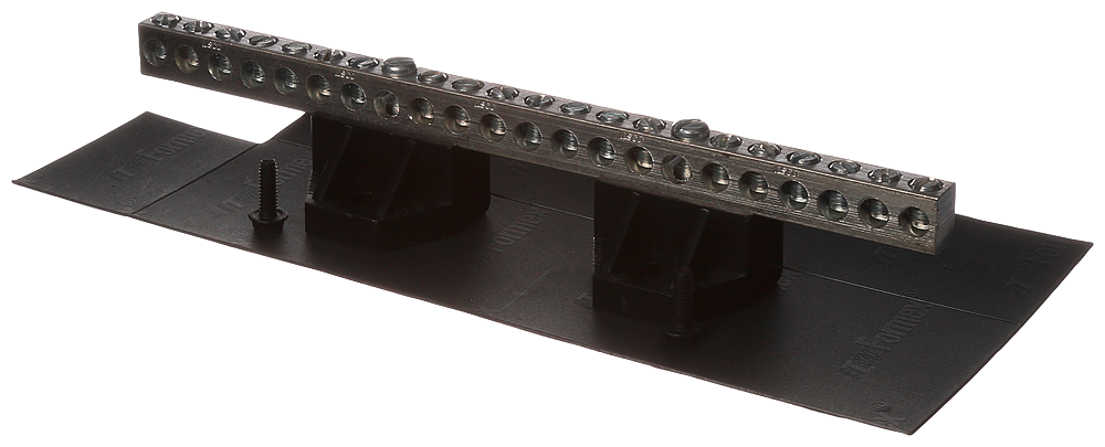 Product image for Siemens ECINSGB20 20-Position Insulated Load Center Isolated Ground Bar Kit