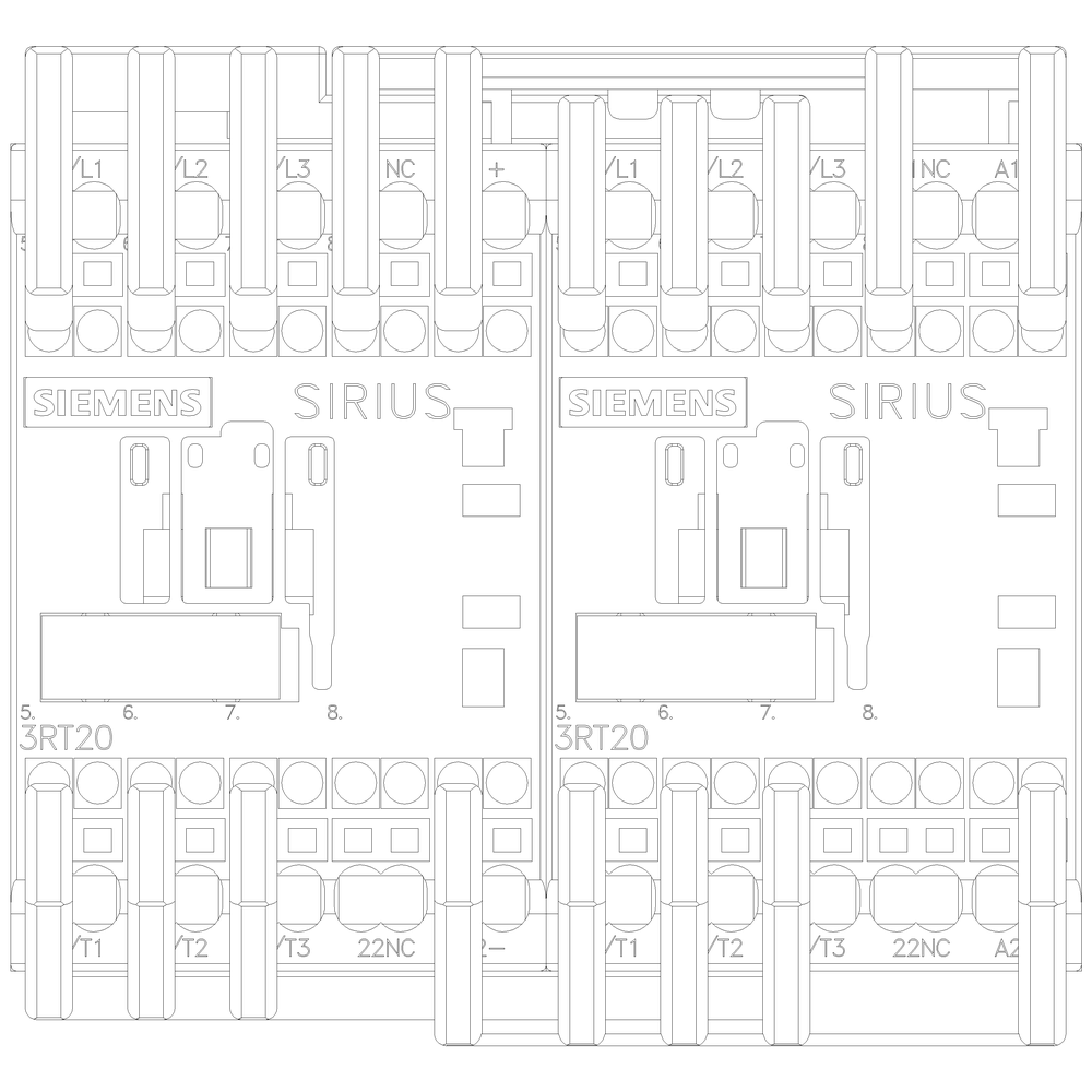 Product image for Siemens 3RA23168XB302BB4 CONTACTOR REV