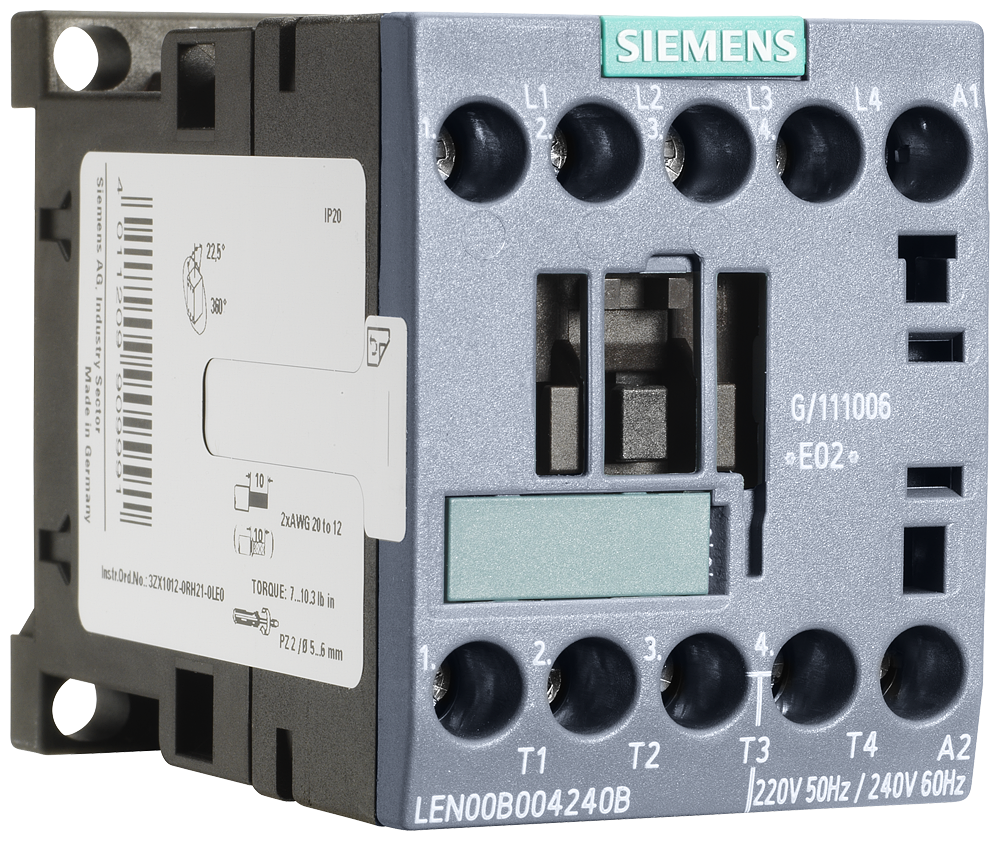 Product image for Siemens LEN00C004277B CONTACTOR,LTG,EH,