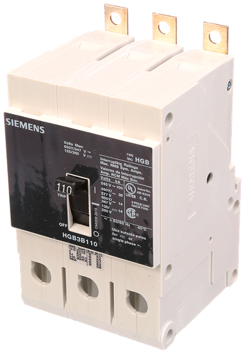 Product image for Siemens HGB3B110B BRKR HGB 110A 3P 480Y