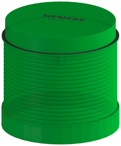 Product image for Siemens 8WD4440-5AC 70 mm 115 VAC Green Thermoplastic LED Light Element