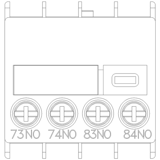Product image for Siemens 3RH29111MA20 AUX. SWITCH 2NO WI