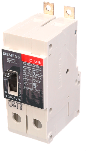 Product image for Siemens LGB2B015B BRKR LGB 15A 2P 480Y