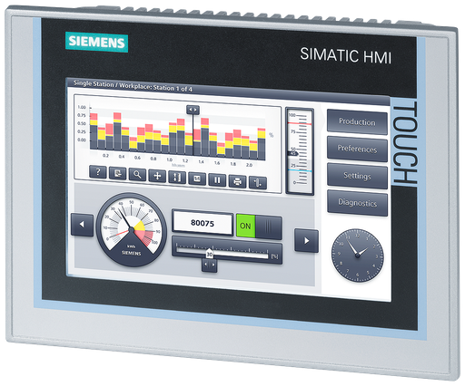 Product image for Siemens 6AV21240GC010AX0 HMI TP700 COMF