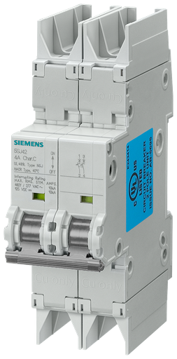 Product image for Siemens 5SJ42067HG42 5SJ4 MCB,2P
