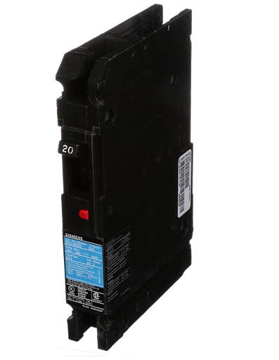 Product image for Siemens ED21B020 1-Pole 20 Amp 120 VAC 10 kA Circuit Breaker Lug