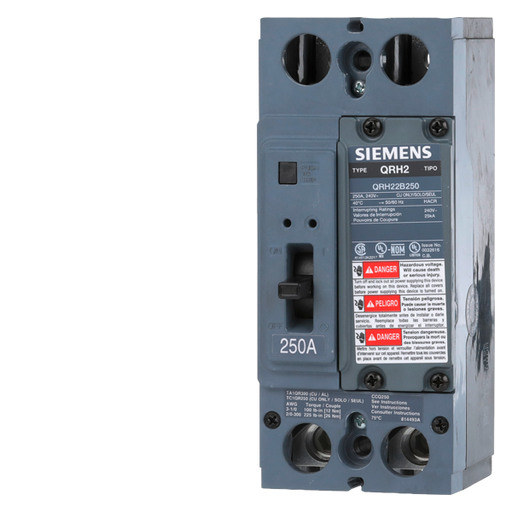 Product image for Siemens QRH22B250 QR MCCB,25kA@2