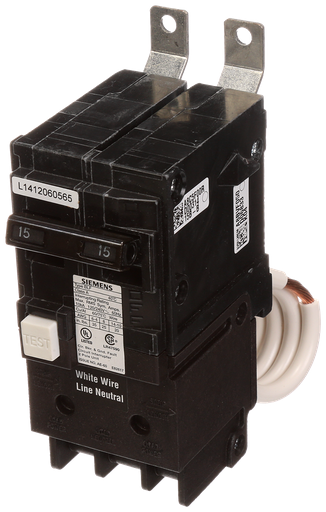 Product image for Siemens BF130AH BRKR BLHF2 GFCI 5mA 1P
