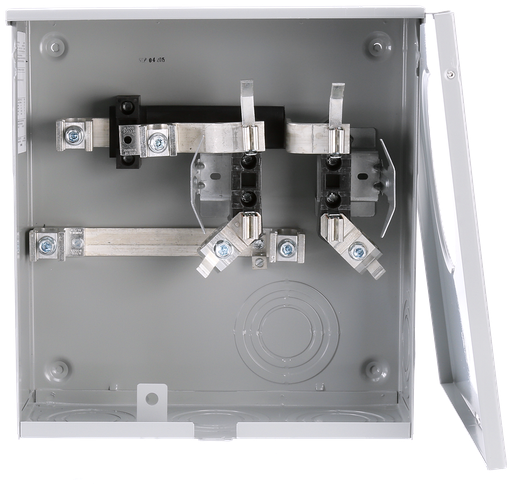 Product image for Siemens UAS877-PPGP 600 VAC 200 Amp 1-Phase 3-Wire 4-Jaw Horn Bypass Ringless Meter Mounting Equipment
