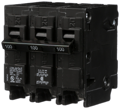 Product image for Siemens MBK3100 240 Volt 100 Amp 3-Phase 10 kA Load Center Main Breaker Kit
