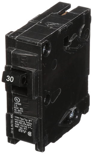 Product image for Siemens MP130 1-Pole 120 VAC 30 Amp 10 kA Plug-In Circuit Breaker