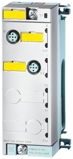 Product image for Siemens 6ES71944DA000AA0 45 x 39 x 130 mm Distributed I/O Electronic Connecting Module