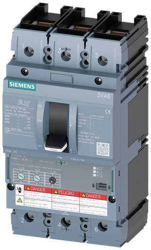Product image for Siemens 3VA6115-5HL36-0AA0 BRKR 3VA61 3