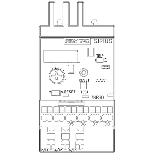 Product image for Siemens 3RB30162TE0 OVERLOAD S.S. CL20