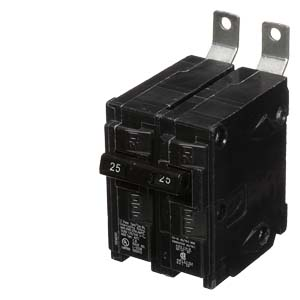 Product image for Siemens B225 2-Pole 25 Amp 120/240 Volt 10 K Circuit Breaker