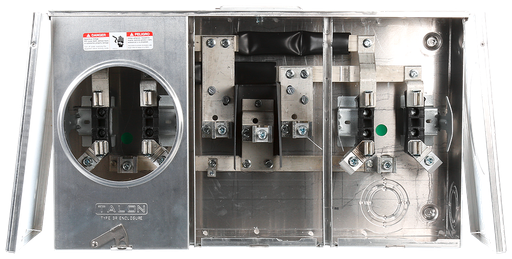 Product image for Siemens UA2736-ZGF 600 VAC 200 Amp 1-Phase 3-Wire 4-Jaw 2-Position No Bypass Ringless Meter Mounting Equipment