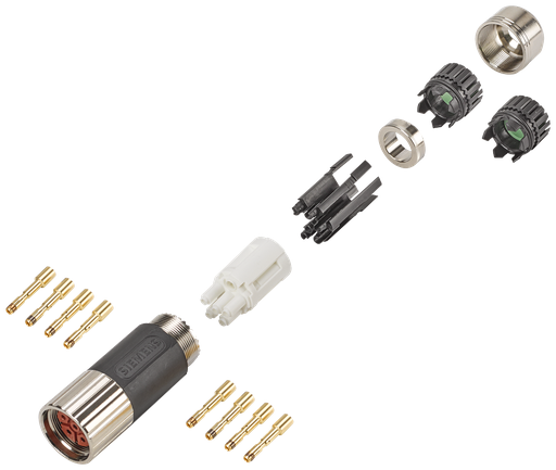 Product image for Siemens 6FX20030LU00 POWER CONN, SIZE 1
