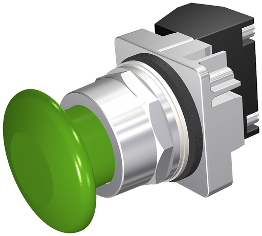 Product image for Siemens 52PP2W3A PUSHBUTTON,MTD,GRN,1 3